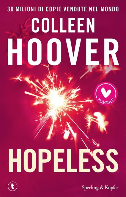 Hopeless - Colleen Hoover - copertina
