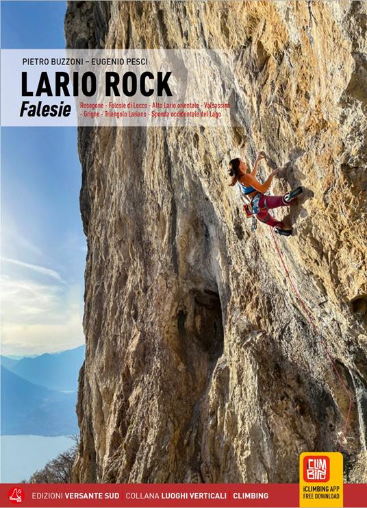Lario Rock. Falesie. Resegone - Falesie di Lecco - Alto Lario orientale - Valsassina - Grigne - Triangolo Lariano - Sponda occidentale del Lago. Con App - Eugenio Pesci,Pietro Buzzoni - copertina
