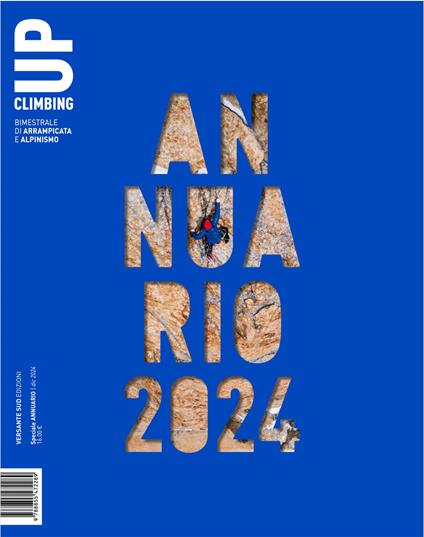 Up. European climbing report 2024. Annuario di alpinismo europeo - copertina