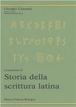 Lineamenti di storia della scrittura latina