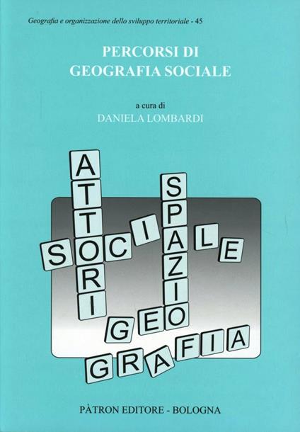 Percorsi di geografia sociale - copertina