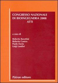 Atti del Congresso nazionale di bioingegneria (2008) - copertina