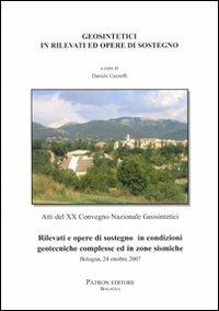 Geosintetici in rilevati ed opere di sostegno. Atti del 20° Convegno nazionale geosintetici - copertina