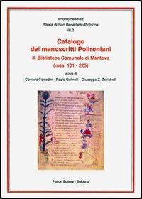 Catalogo dei manoscritti polironiani. Vol. 2: Biblioteca comunale di Mantova (Mss. 101-225) - copertina