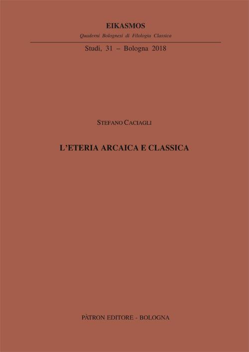 L'eteria arcaica e classica - Stefano Caciagli - copertina