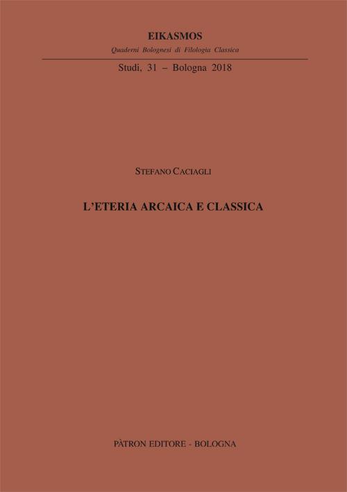 L' eteria arcaica e classica - Stefano Caciagli - copertina
