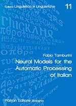 Neural models for the automatic processing of italian