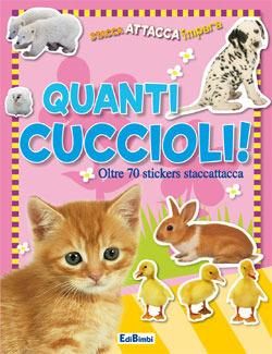 Quanti cuccioli. Con adesivi - copertina