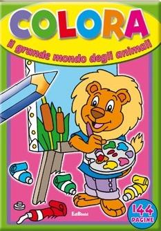 Colora il grande mondo degli animali - copertina
