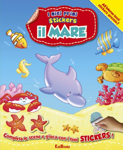 Il mare. Con adesivi - copertina