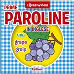 Prime paroline in inglese