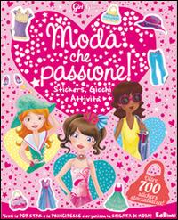 Girl glam. Moda che passione! Con adesivi - copertina