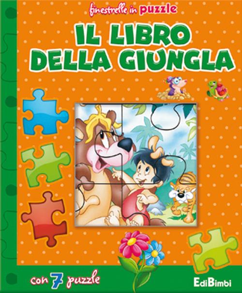 Il libro della giungla. Finestrelle in puzzle. Ediz. illustrata - Claudio Cernuschi - copertina