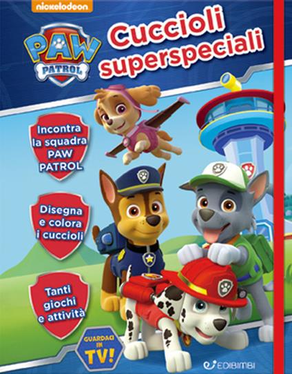 Cuccioli superspeciali. Paw Patrol. Diario con elastico. Ediz. a colori - copertina