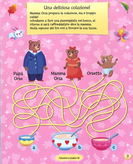 Riccioli d'oro e i tre orsi. Le fiabe con gli stickers. Con adesivi. Ediz. a colori - 3