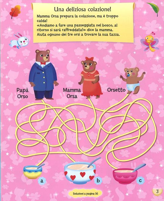 Riccioli d'oro e i tre orsi. Le fiabe con gli stickers. Con adesivi. Ediz. a colori - 3