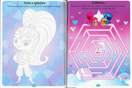 1000 stickers. Giochi, stickers e attività. Shimmer & Shine. Ediz. a colori - 2