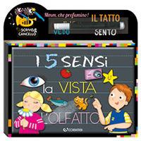 I 5 sensi. Scrivo e cancello. Ediz. illustrata. Con gadget - copertina