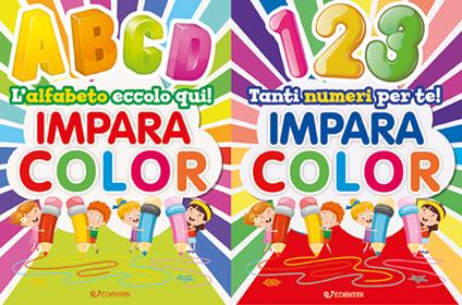 Imparacolor. Tanti numeri per te! L'alfabeto eccolo qui. Ediz. illustrata - copertina