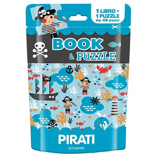 Pirati. Book&puzzle. Ediz. a colori. Con puzzle da 48 pezzi - copertina