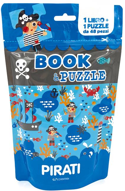 Pirati. Book&puzzle. Ediz. illustrata. Con puzzle - copertina