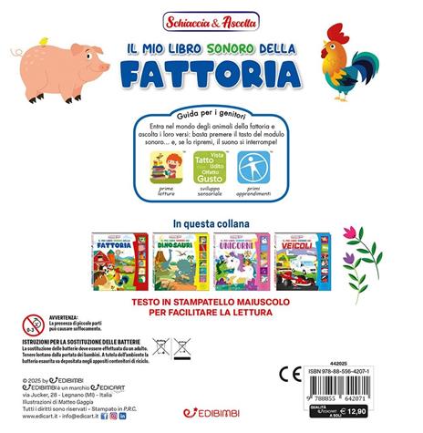 Il mio libro sonoro della fattoria. Schiaccia & ascolta. Ediz. a colori - 2