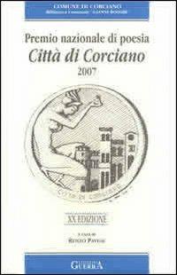 Ventesima edizione Premio nazionale di poesia città di Corciano 2007 - copertina