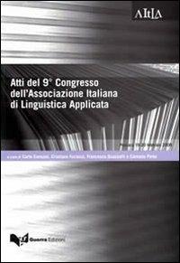 Atti del 9º congresso dell'associazione italiana di linguistica applicata - copertina