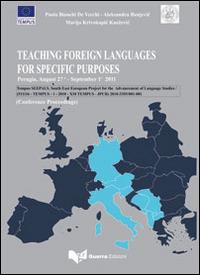 Teaching foreign languages for specific purposes - Paola Bianchi de Vecchi,Aleksandra Banjevic,Marija Krivokapic Knezevic - copertina