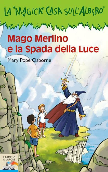 Mago Merlino e la spada della luce - Mary P. Osborne - copertina