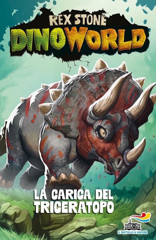 La carica del triceratopo - Rex Stone - copertina