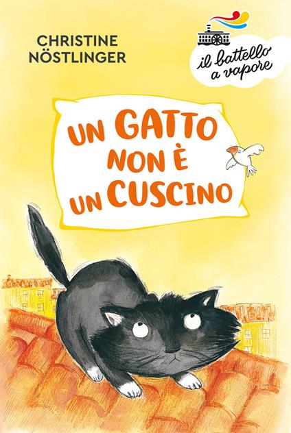 Un gatto non è un cuscino - Christine Nöstlinger - copertina