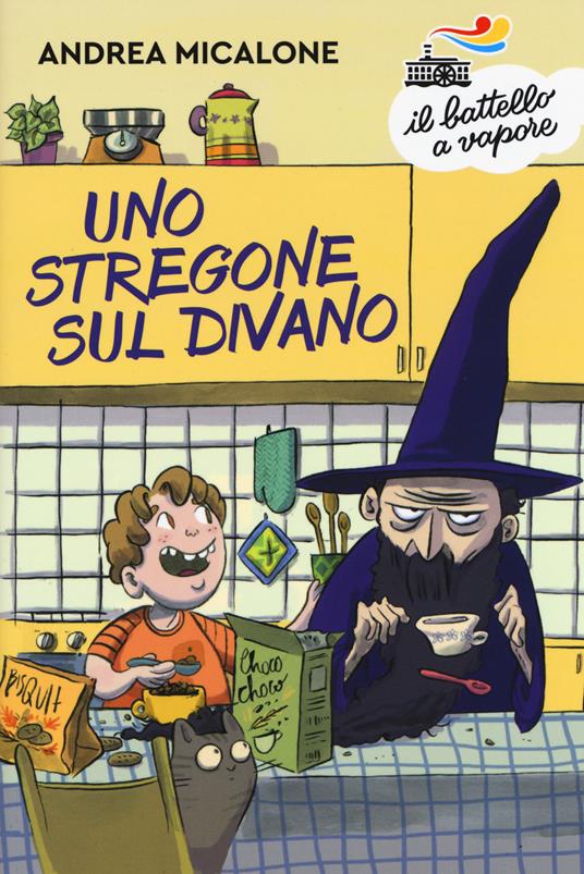 Uno stregone sul divano. Nuova ediz. - Andrea Micalone - copertina