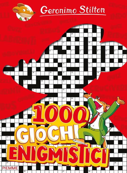 1000 giochi enigmistici - Geronimo Stilton - copertina