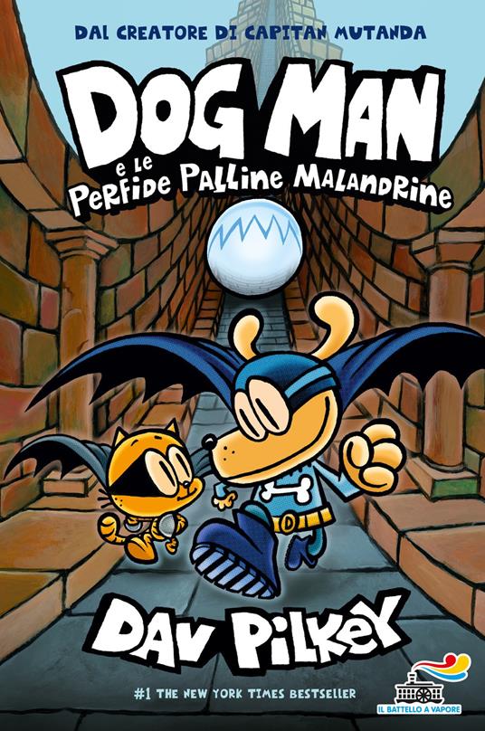 Dog Man e le perfide palline malandrine - Dav Pilkey - copertina