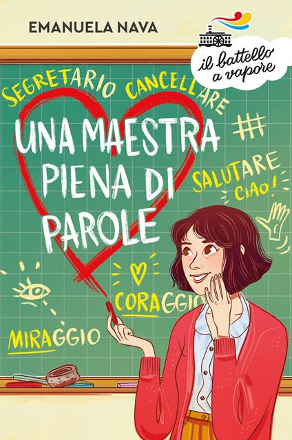 Una maestra piena di parole - Emanuela Nava - copertina