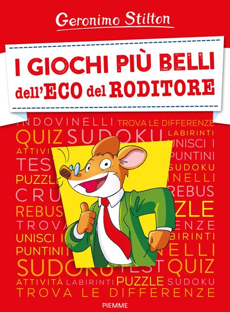 I giochi più belli dell'Eco del Roditore - Geronimo Stilton - copertina