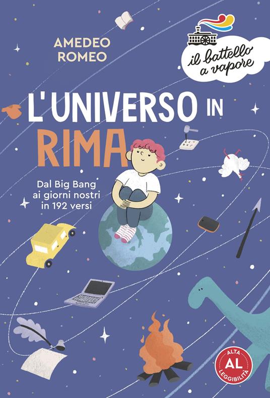 L'universo in rima. Ediz. ad alta leggibilità - Amedeo Romeo - copertina