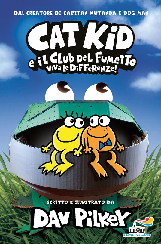 Cat Kid. Il club del fumetto. Viva le differenze!  - Dav Pilkey - copertina