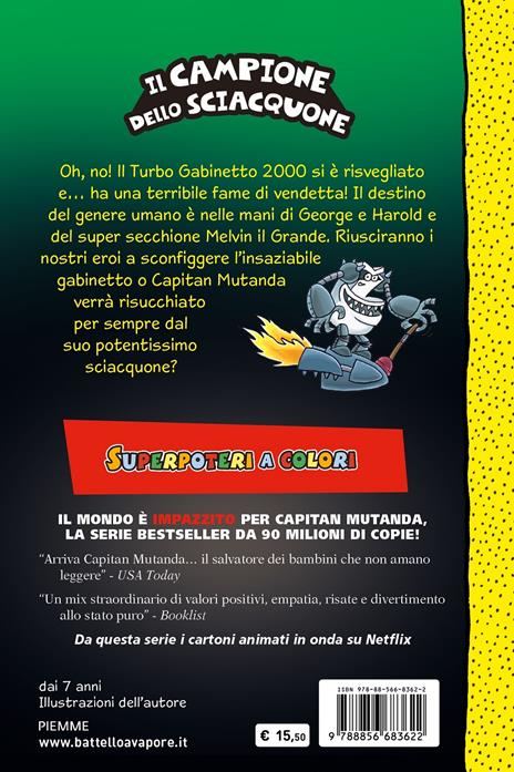 Capitan Mutanda e la virulenta vendetta del turbo Gabinetto 2000 - Dav Pilkey - 2