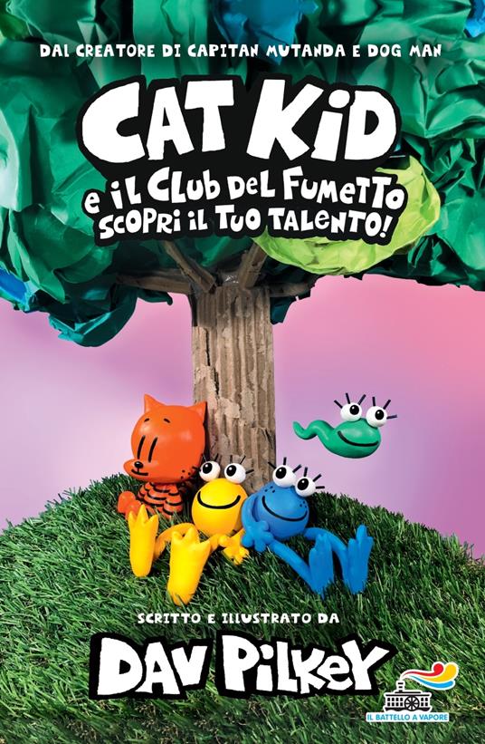 Scopri il tuo talento! Cat Kid e il club del fumetto - Dav Pilkey - copertina