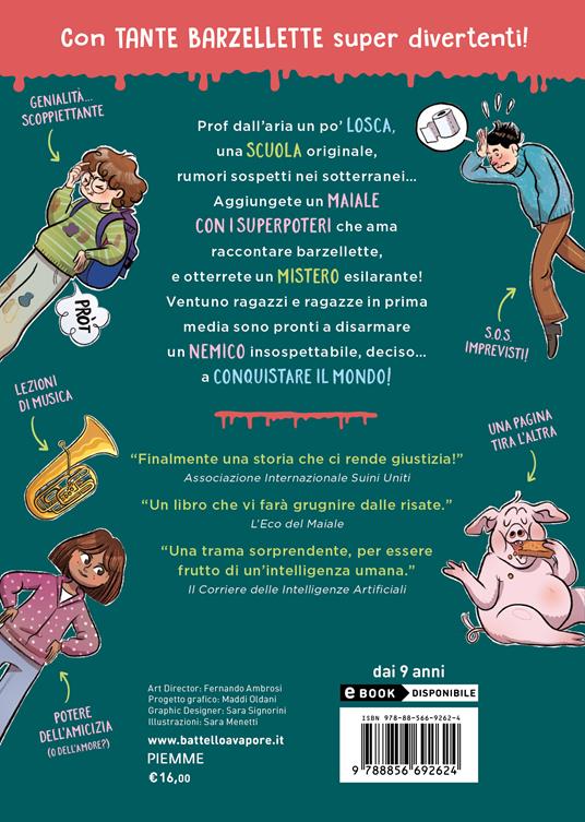 I mostri non fanno la pipì. Una goffa indagine suina tutta da ridere. Ediz. illustrata - Fausto Vitaliano - 2