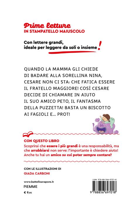 Peto e Ripeto. Un fratellino per il fantasma della puzzetta. Stampatello maiuscolo - Lorenzo Molino - 2