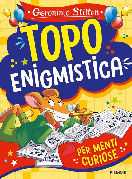 Topo enigmistica - Geronimo Stilton - copertina