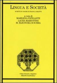 Lingua e società. Scritti in onore di Franca Orletti - copertina