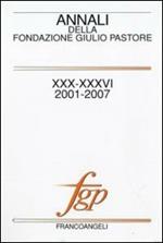 Annali della Fondazione Giulio Pastore (2001-2007)