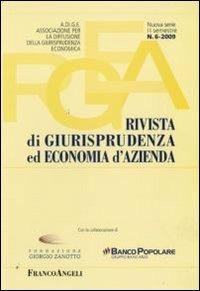 Rivista di giurisprudenza ed economia d'azienda (2009). Vol. 6 - copertina