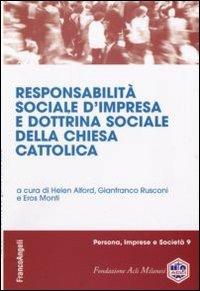 Responsabilità sociale d'impresa e dottrina sociale della chiesa cattolica - copertina