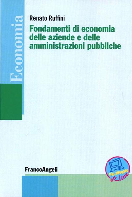 Fondamenti di economia delle aziende e delle amministrazioni pubbliche - Renato Ruffini - copertina