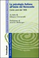 La psicologia italiana all'inizio del Novecento. Cento anni dal 1905